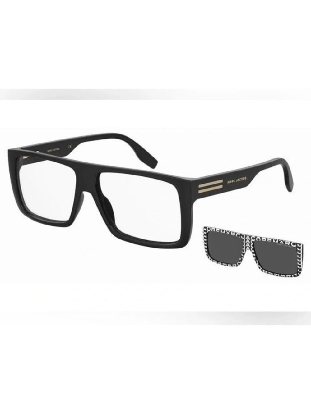 New Authentic Marc Jacobs MARC 672/CS 58mm Men’s Sunglasses – Black/Gray